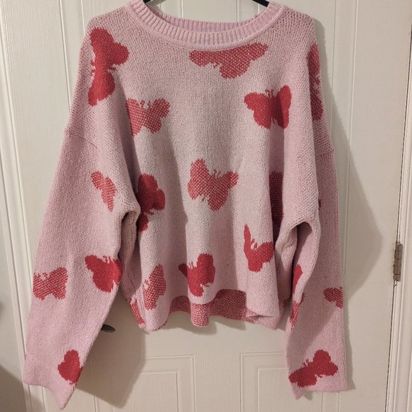 Cozy Butterfly Sweater Size US XXL - Picture 1 of 3